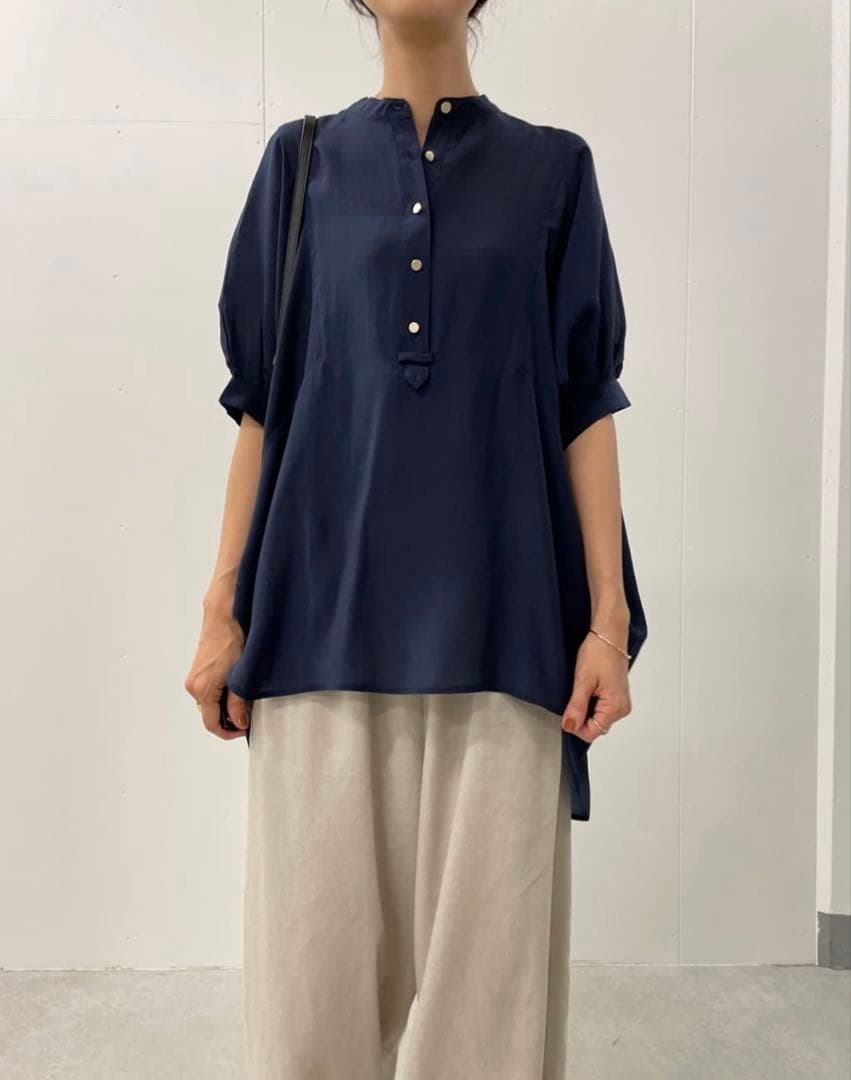 BEARDSLEY ギャザードルマンブラウス