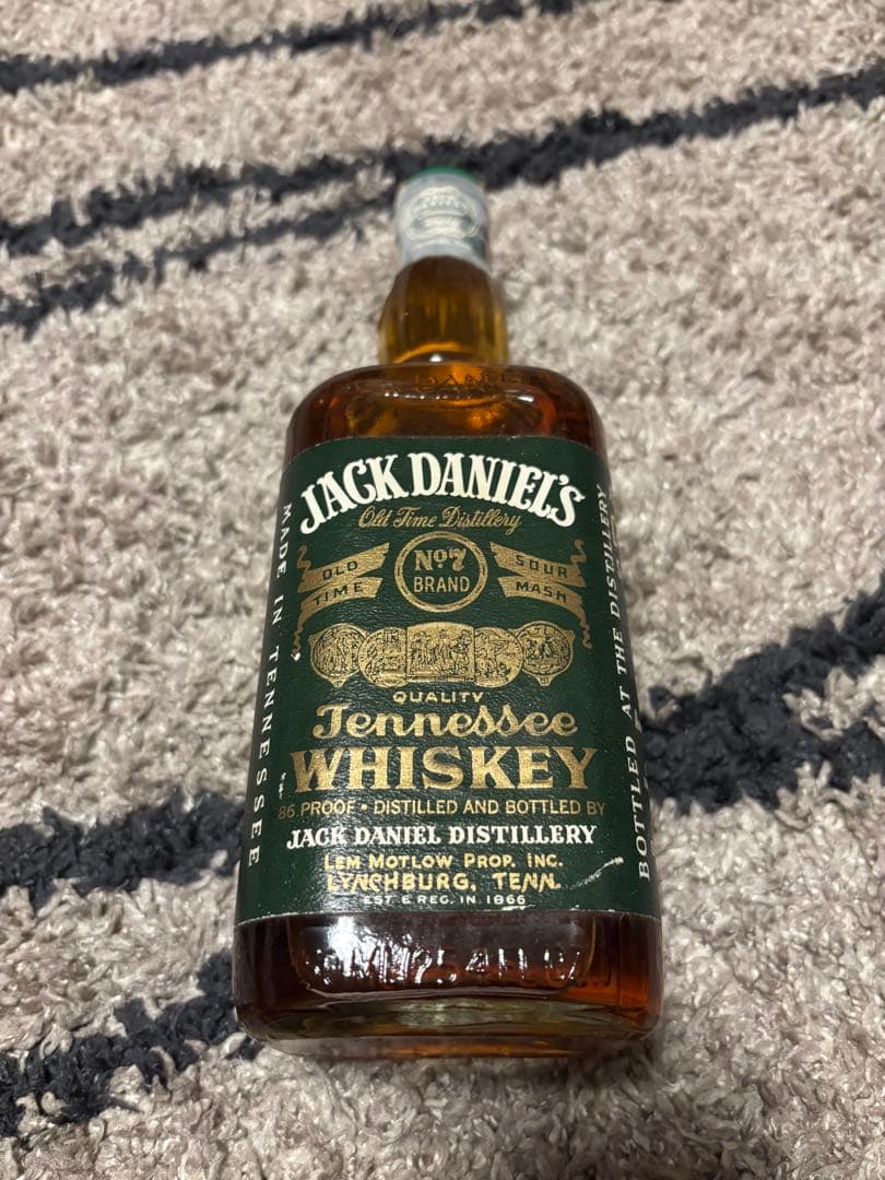 【希少】【43度】【古酒未開栓】ジャックダニエル　グリーンラベル 750ml