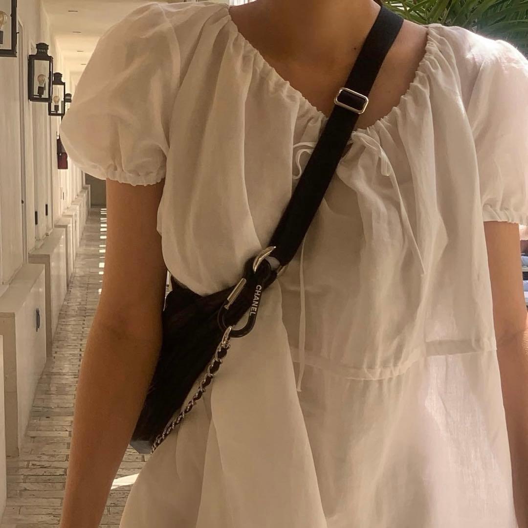 tannat 韓国 パフスリーブ ワンピース