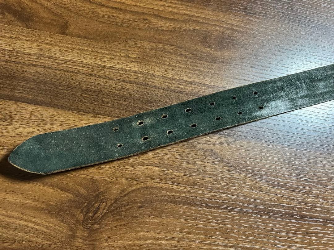 送料込 UES ウエス スクエアバックル ベルト ブラック サイズ30 アメカジ