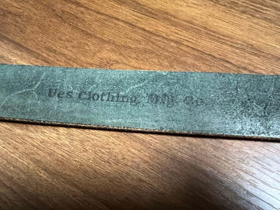 送料込 UES ウエス スクエアバックル ベルト ブラック サイズ30 アメカジ