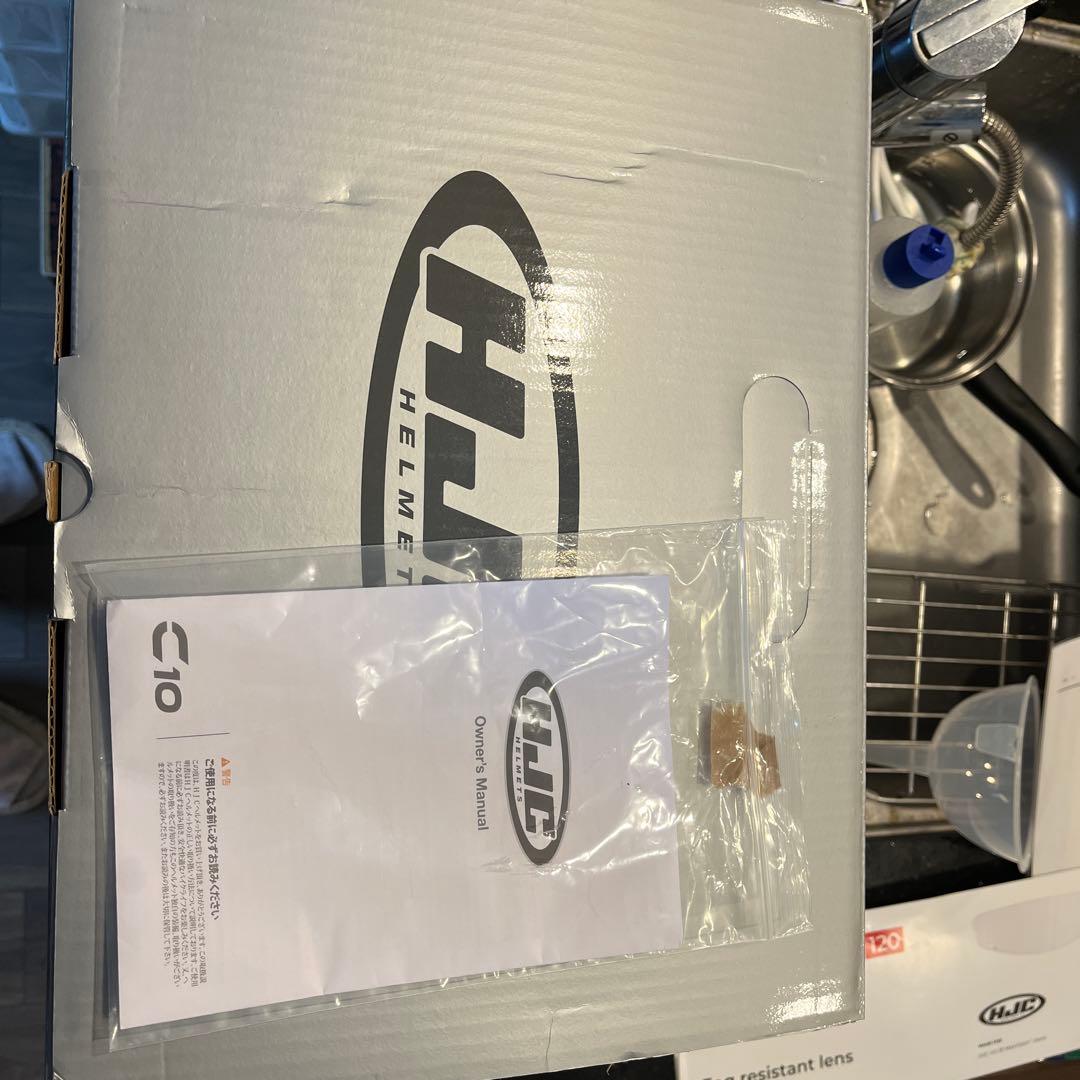 【HJC C10】フルフェイスヘルメット（XL）ほぼ新品　チークパッド2種類