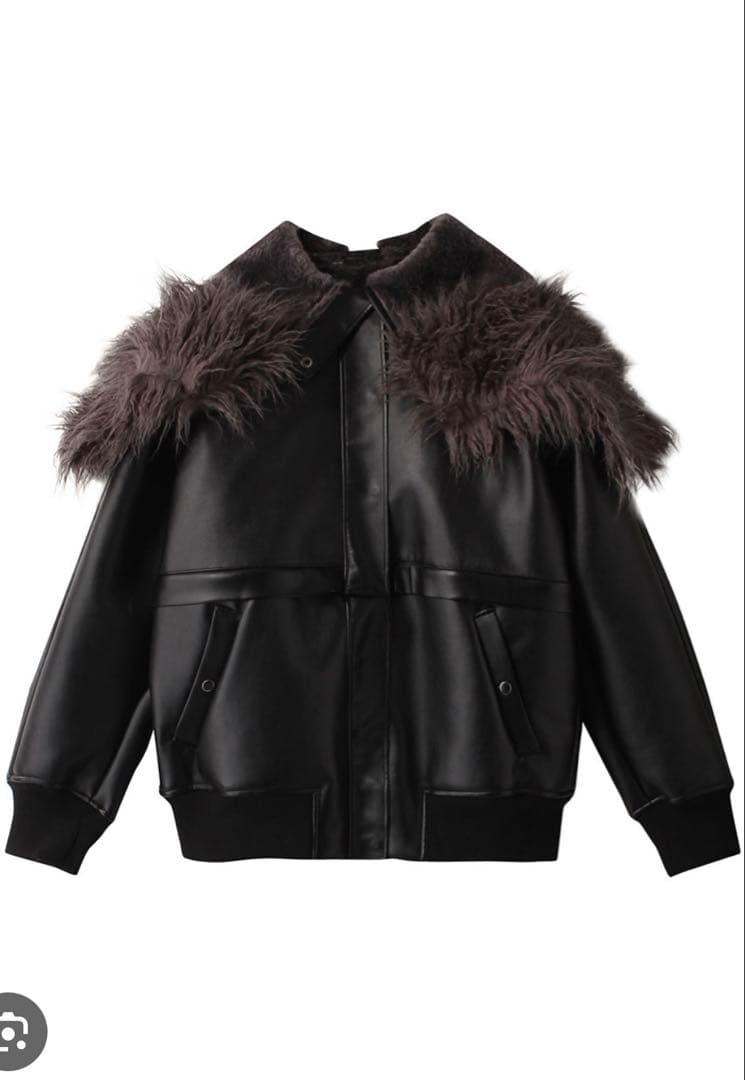 メゾンスペシャル　フェイクレザージャケット