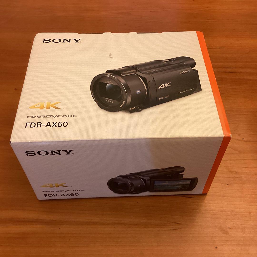 【未使用】SONY FDR-AX60 4Kビデオカメラ 本体
