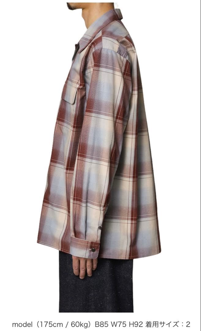 トップス SUGARHILL 2024 AW OMBRE PLAID