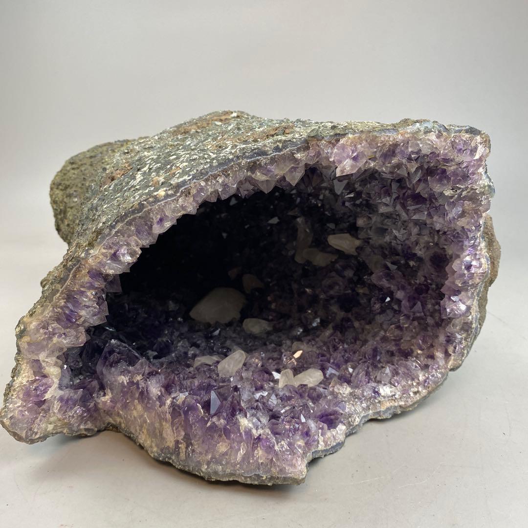 鑑賞石 アメジスト ドーム 原石 大型 約10.46kg 紫水晶 クリスタル
