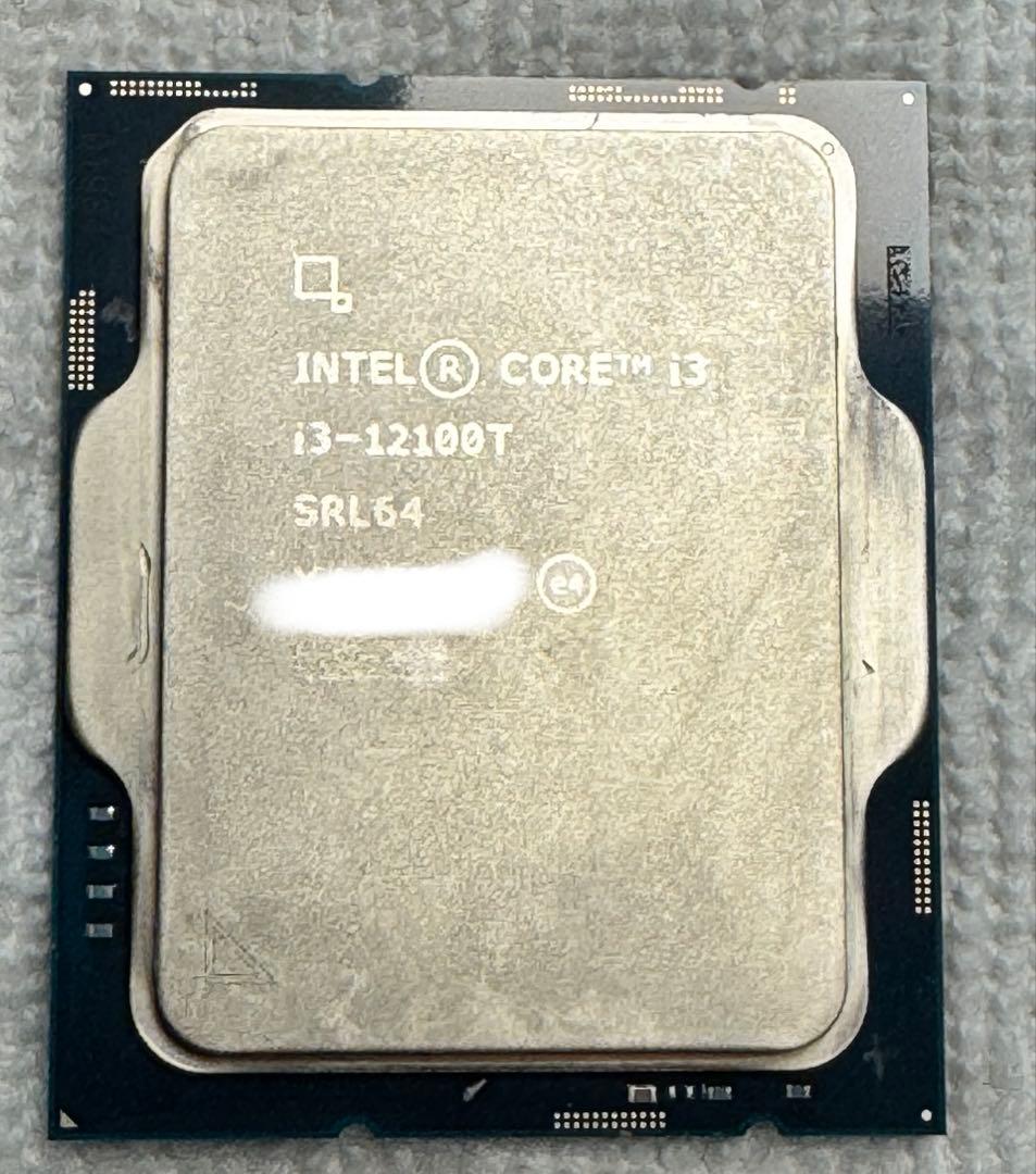 Intel 第12世代CPU corei3 12100T 省電力【動作確認済】