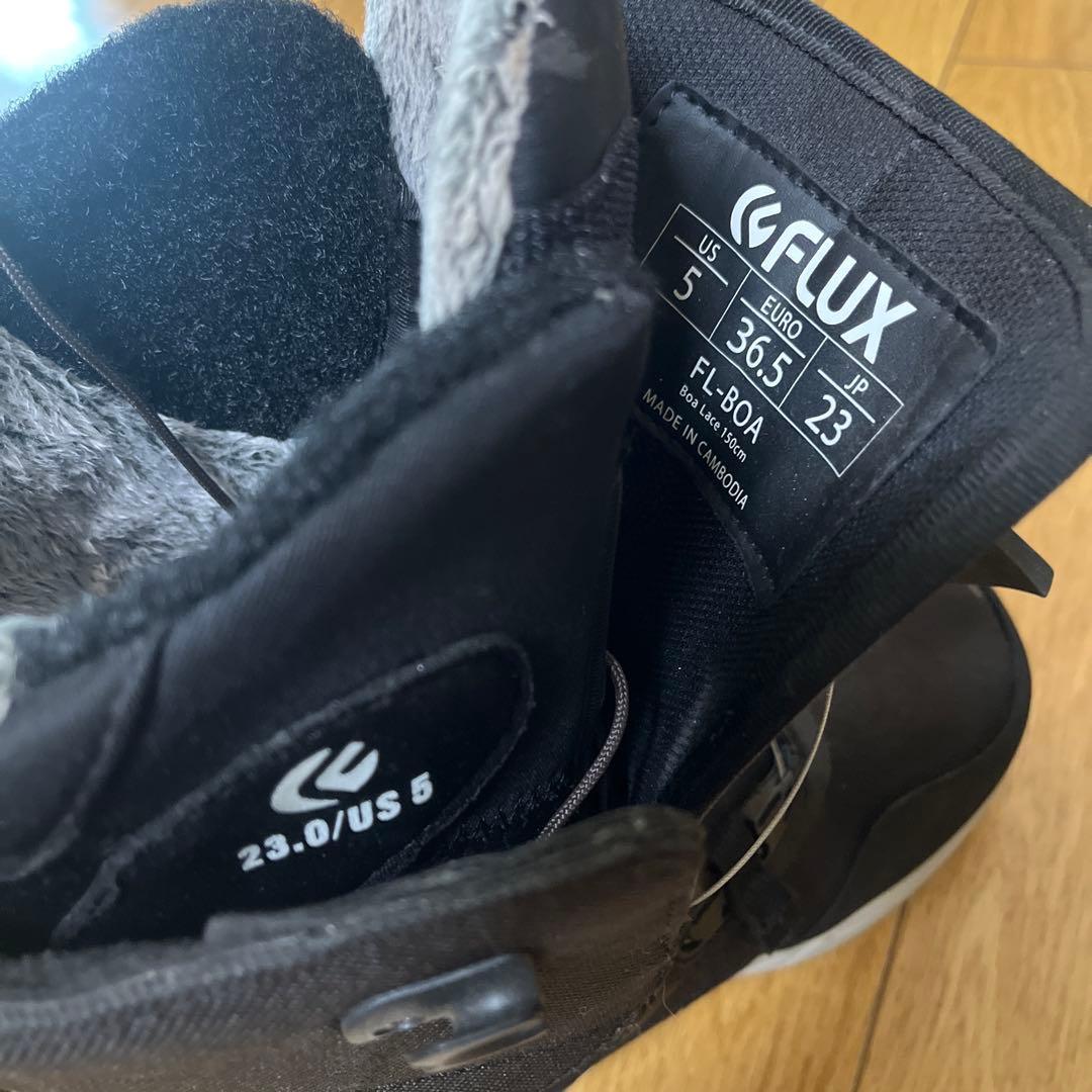 FLUX BOAシステム スノーボードブーツ 女性、子供用 23cm