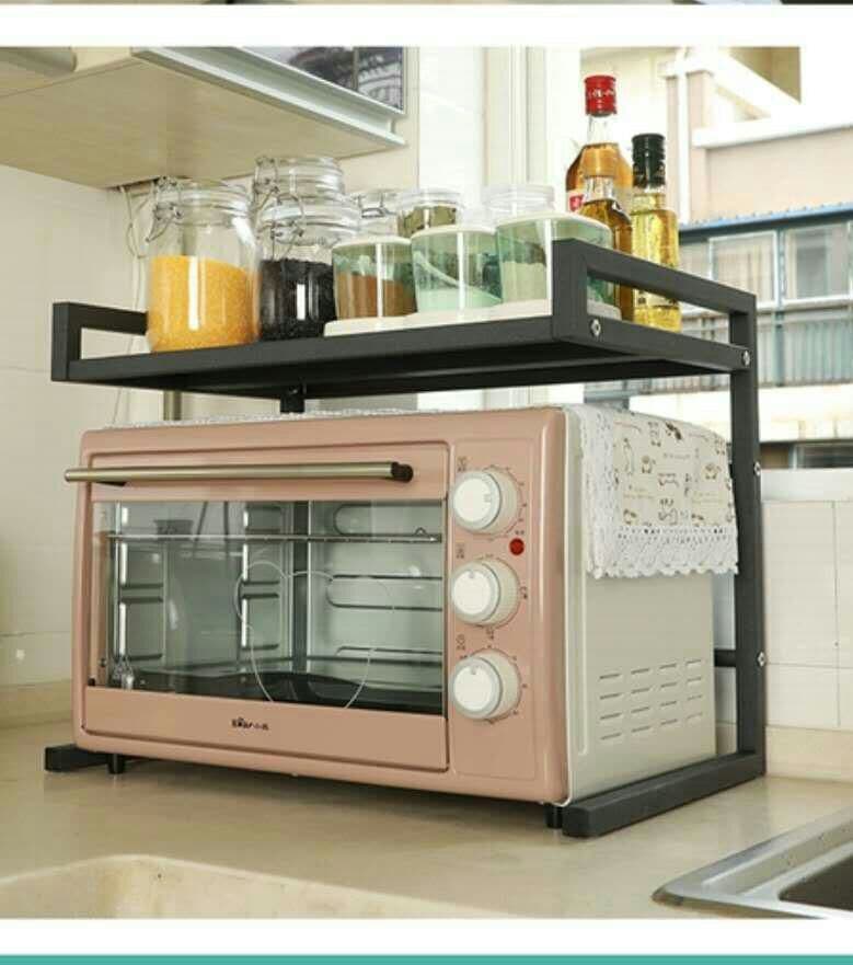 キッチン家庭用ラック2階収納棚