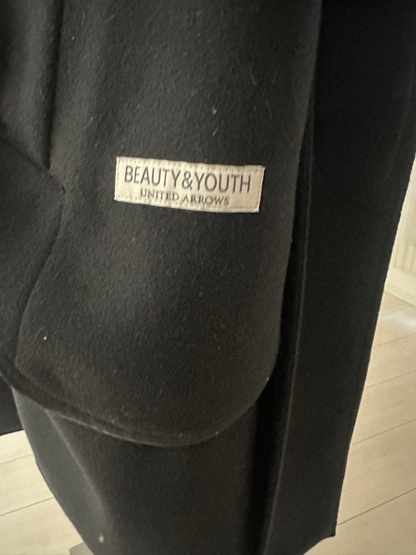 BEAUTY & YOUTH リバーメルトン バルカラー コートL