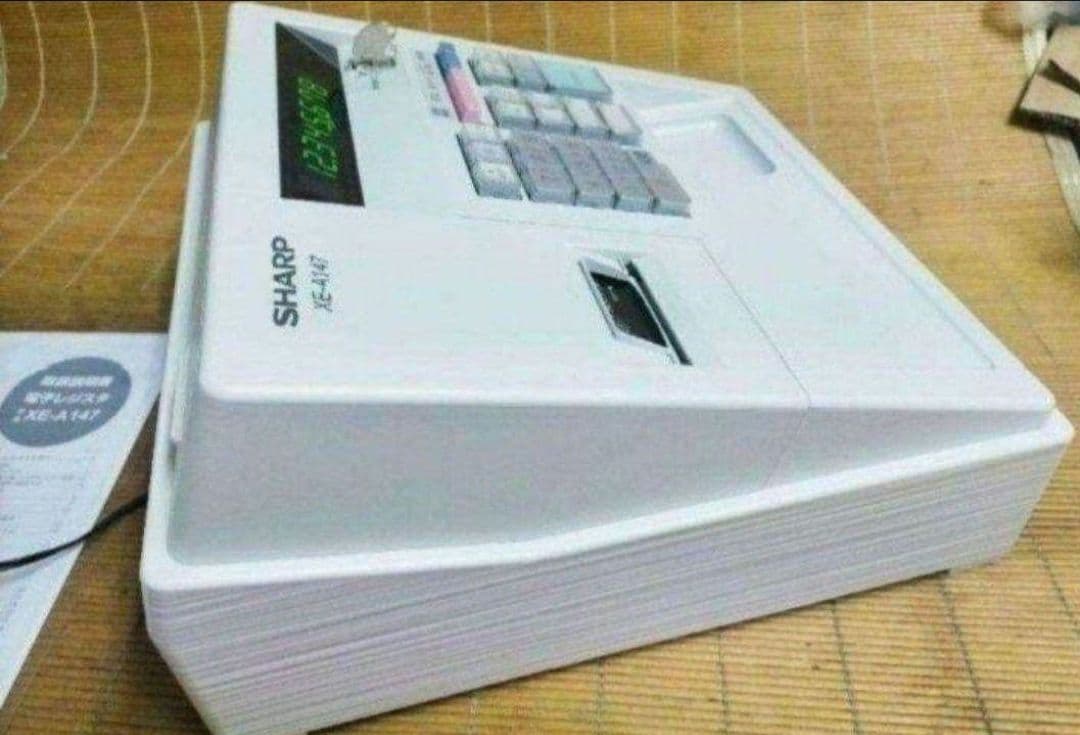 シャープレジスター　XE-A147　PC連携　102030