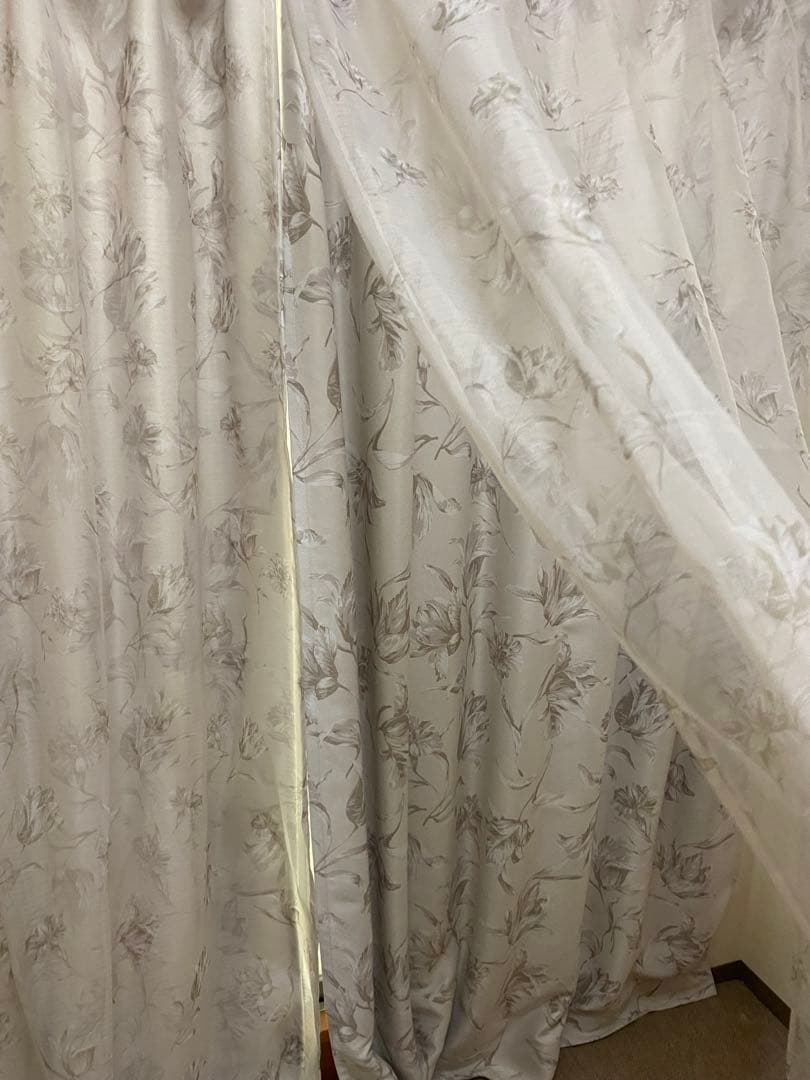 FrancFrancリリアWカーテン2枚セットH2000×W1000遮光2級