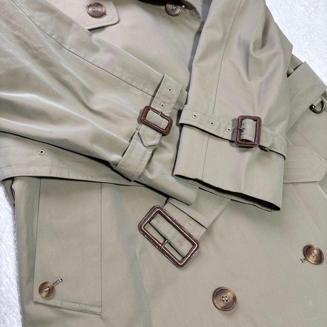 【極美品✨】Aquascutum メンズ　トレンチコート　玉虫色　イングランド