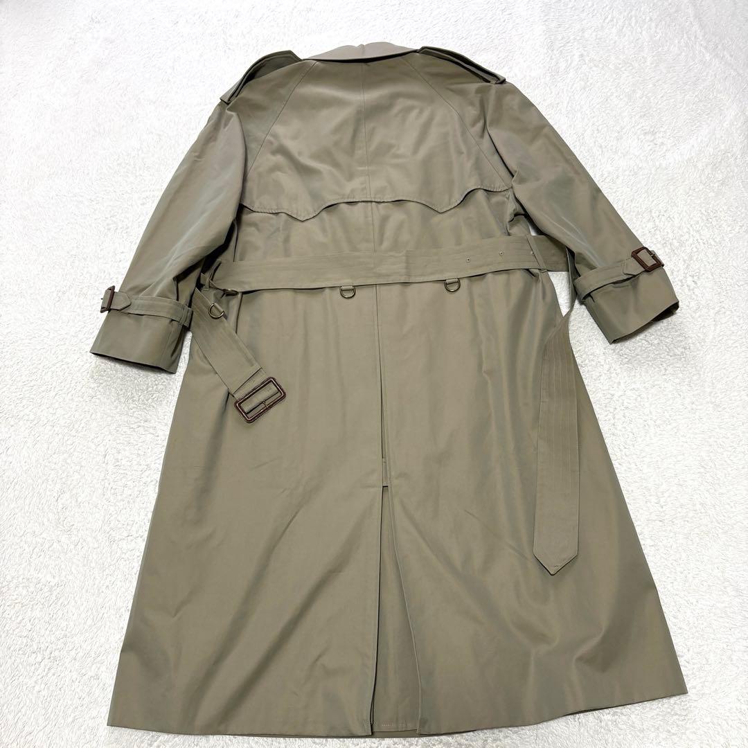 【極美品✨】Aquascutum メンズ　トレンチコート　玉虫色　イングランド