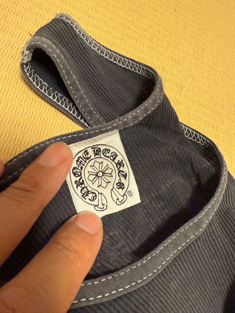 国内正規品　CHROME HEARTS タンクトップ ホースシュー　ブラック