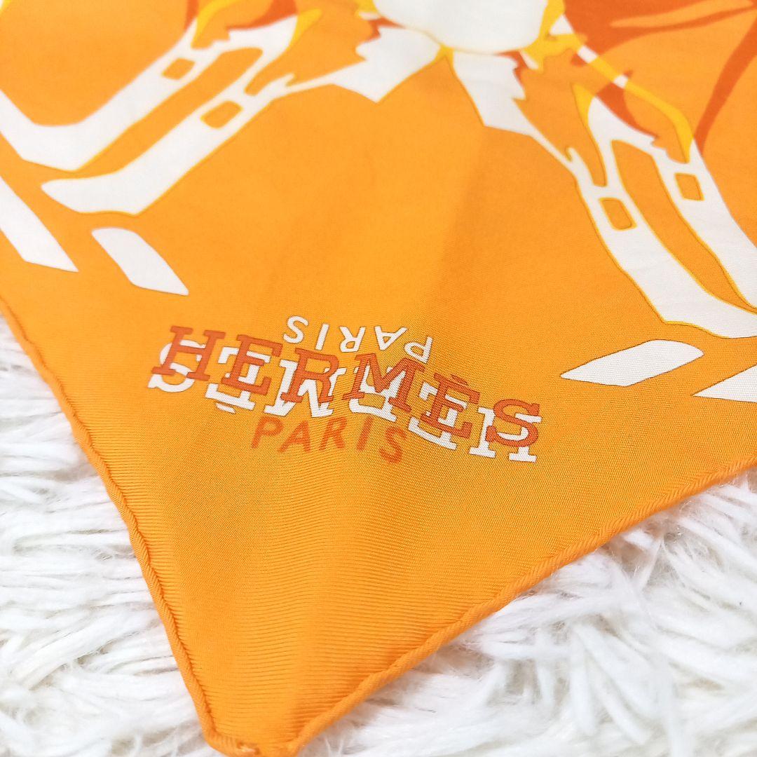 ●美品●　HERMES　カレーシュ　エラスティック　ポワントゥ　トライアングル