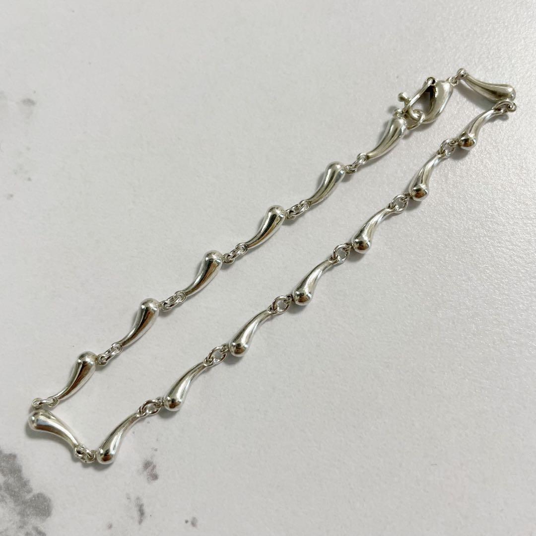 【希少】　ティファニー　エルサペレッティ ティアドロップ　ブレスレット　シルバー
