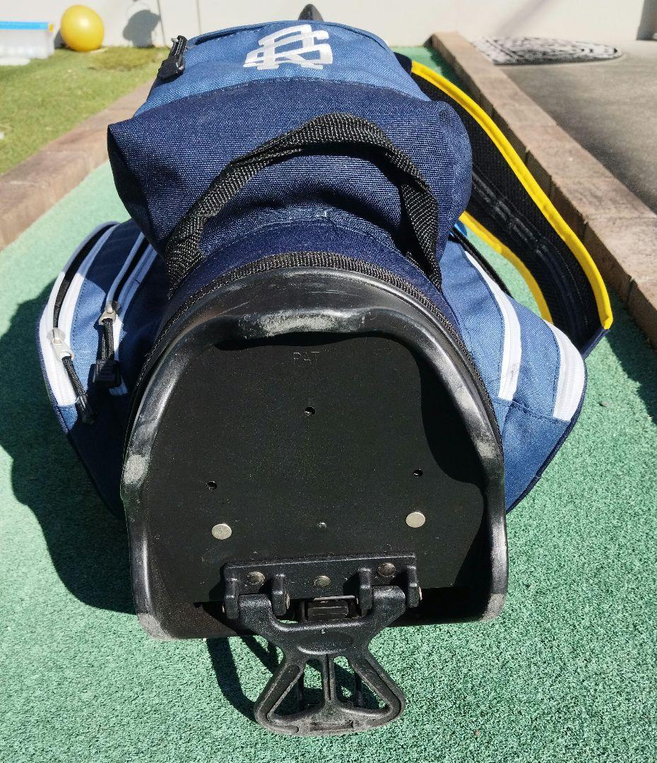 Rough & Swell キャディバッグ ネイビーイエロー