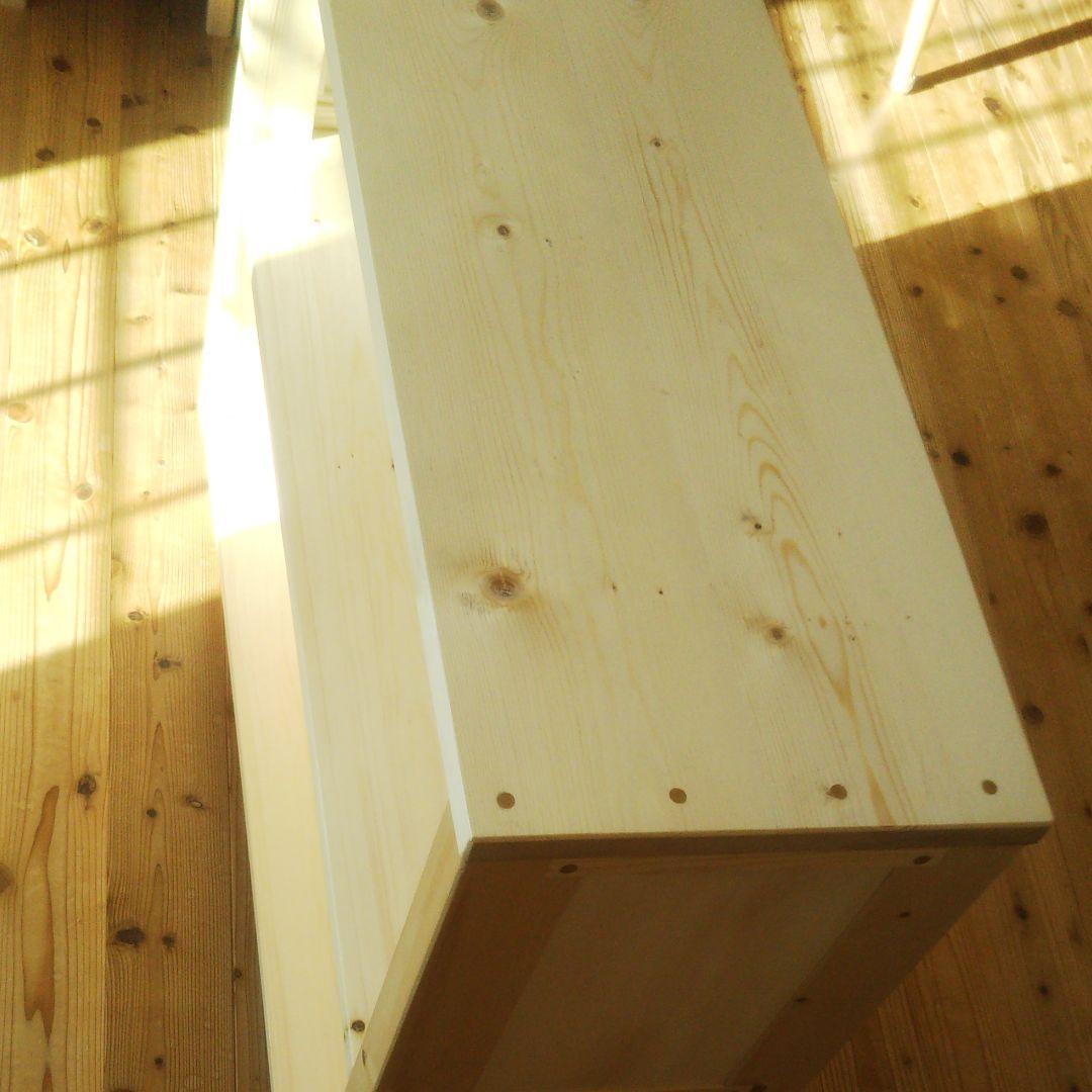 無垢の木 本棚／棚／補助机