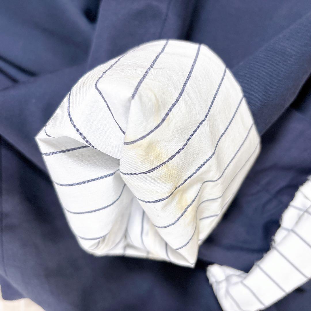 MARNIマルニ　コート ロング 42 ジャケット　ネイビー　トレンチスプリング