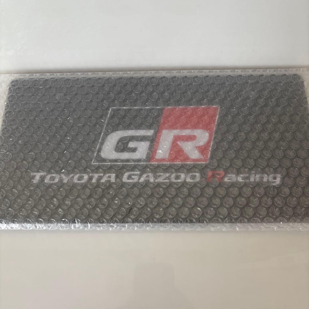 GR トヨタガズーレーシング展示用ナンバープレート ２枚組【非売品】