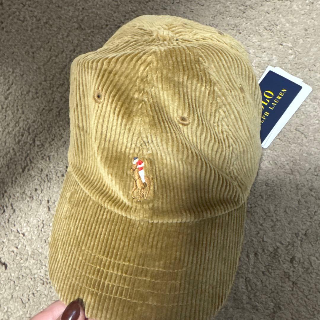 完売品 POLO RALPH LAUREN コーデュロイキャップ