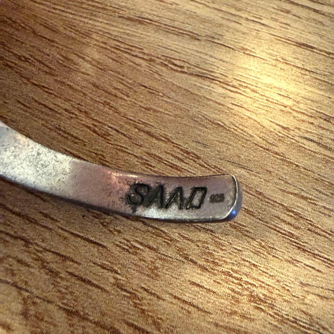 SAAD サード バングル ブレスレット SV925 シルバー サンシンボル