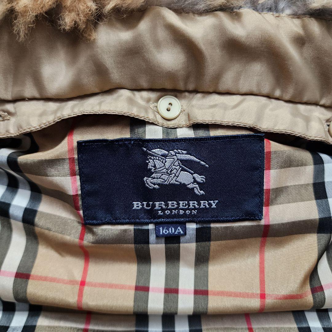美品✨BURBERRY ダウンベスト ラピットファー ノバチェック