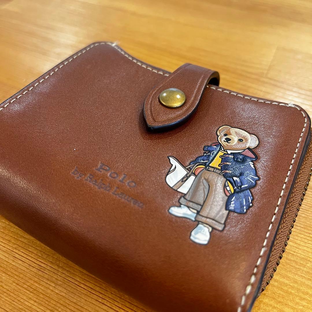 Polo by Ralph Lauren 二つ折り財布 ブラウン