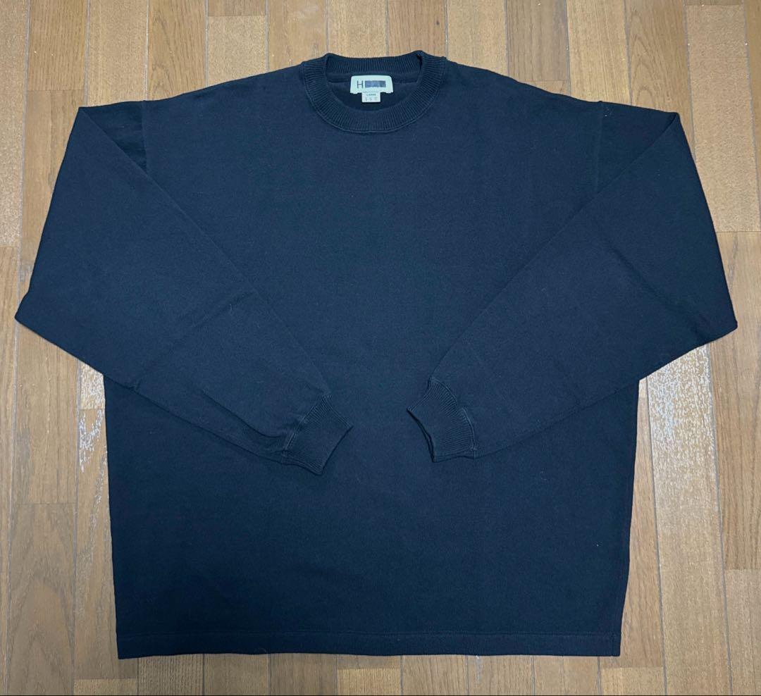 H BEAUTY&YOUTH カットソー ブラック L