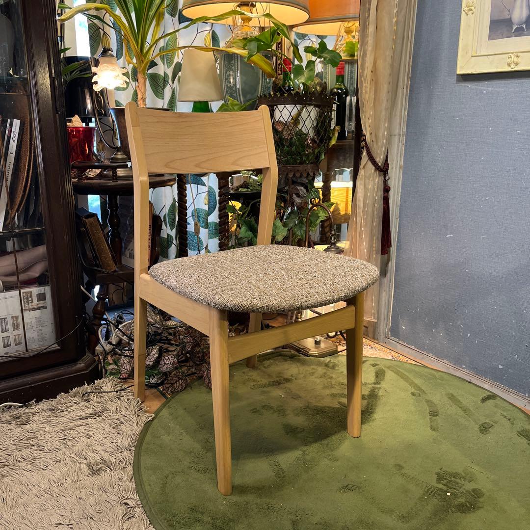 ２脚セット　軽量　ナチュラル　ブナ材　ブークレ　ダイニングチェア　モカブラウン