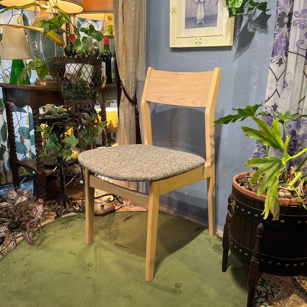 ２脚セット　軽量　ナチュラル　ブナ材　ブークレ　ダイニングチェア　モカブラウン