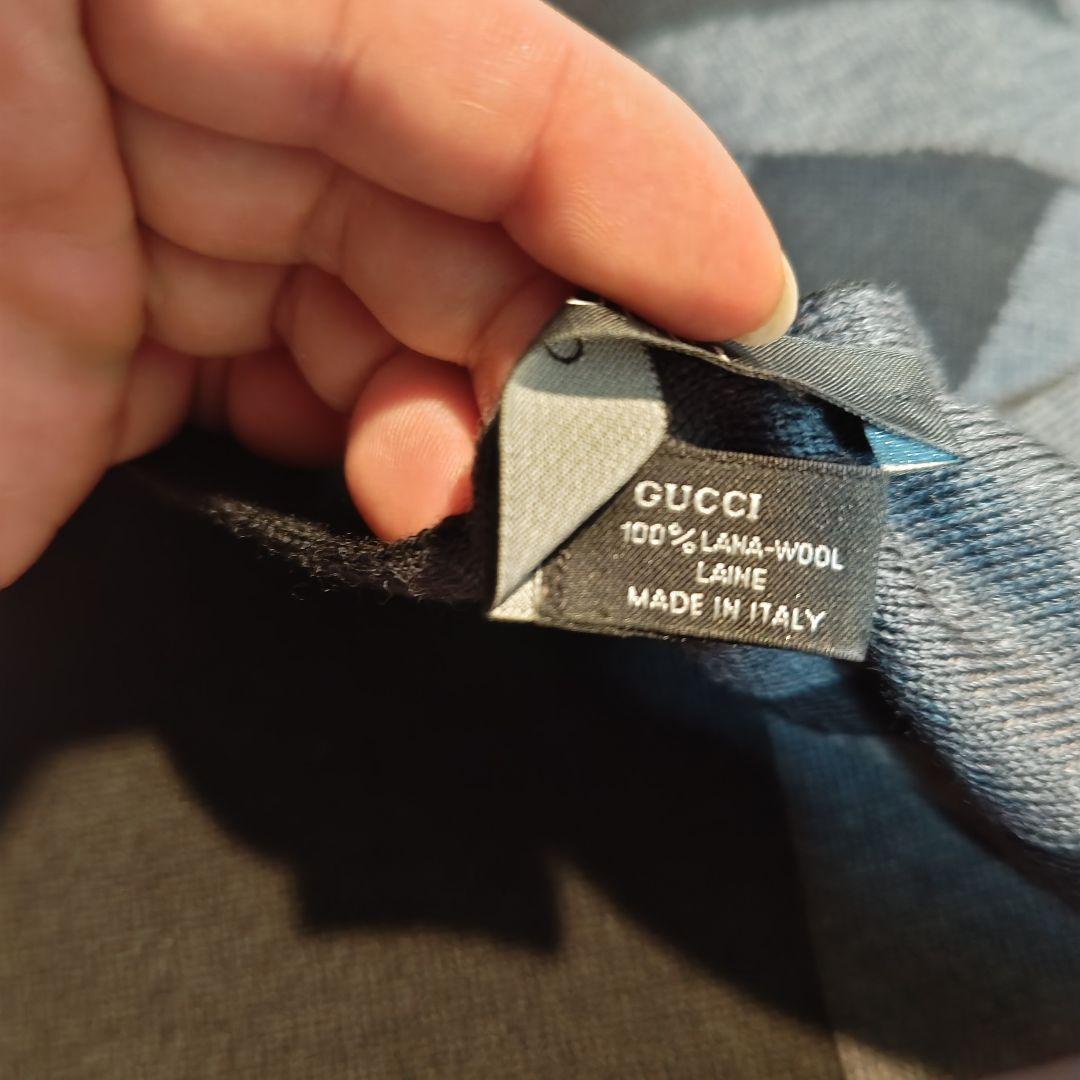 ❤新品箱袋付き❤GUCCI マフラー ストールショールスカーフ❤黒❤