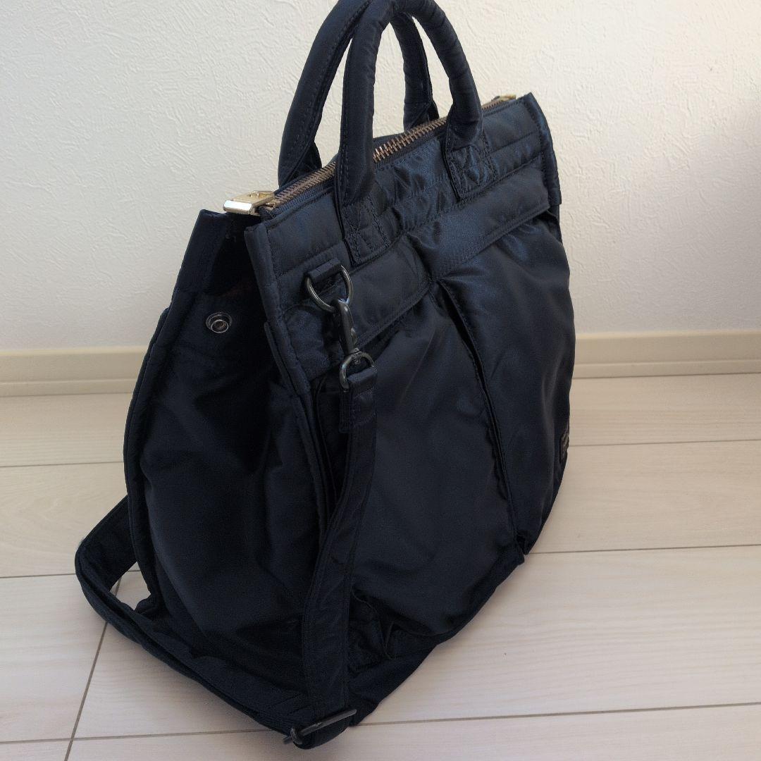 PORTER TANKER SQUARE TOTE BAG(L) ネイビー復刻版
