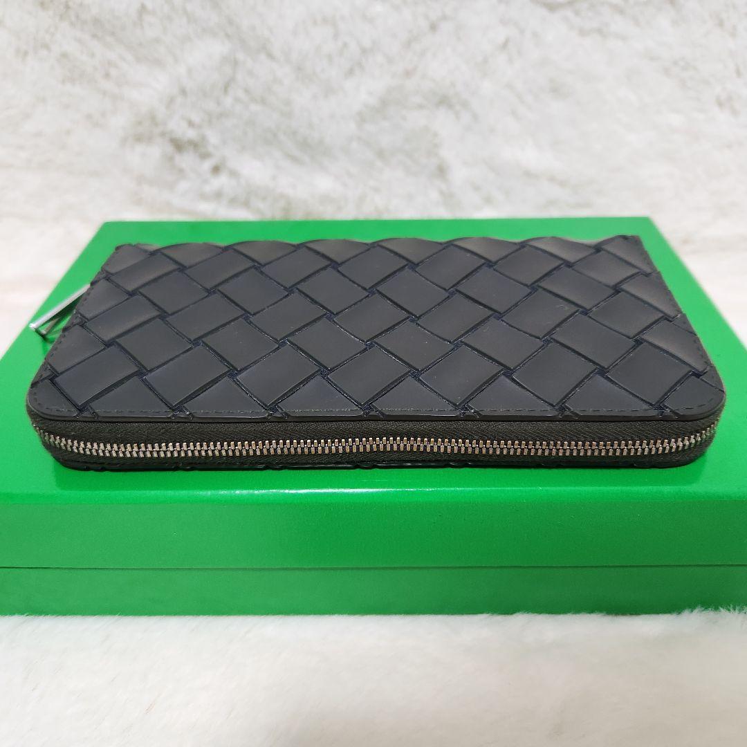 ✨極美品　希少✨ボッテガ　長財布　ラウンドファスナー　マキシ　ラバー　RFID