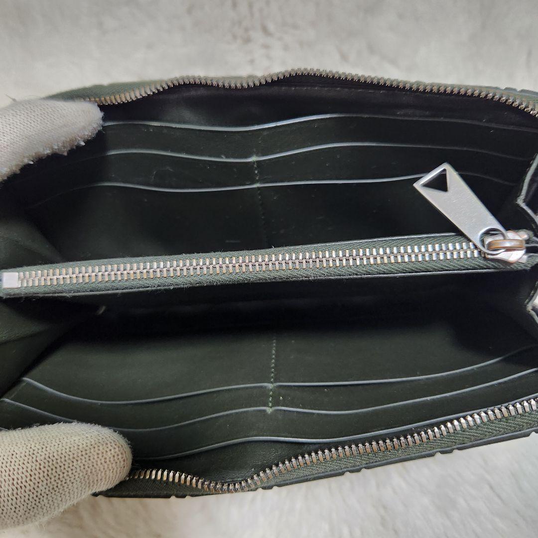 ✨極美品　希少✨ボッテガ　長財布　ラウンドファスナー　マキシ　ラバー　RFID