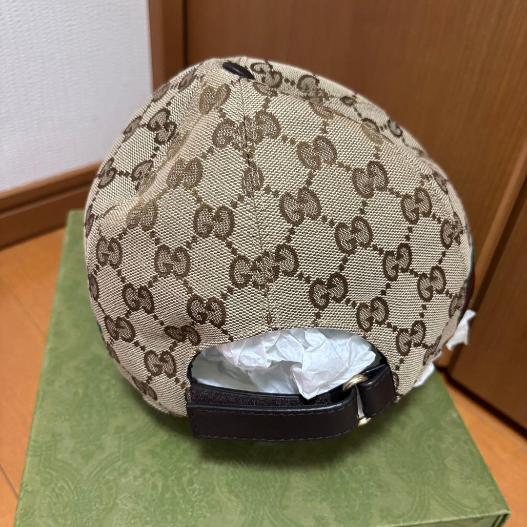 【早い者勝ち】【極美品】グッチ GGキャンバス キャップ 帽子【希少品】
