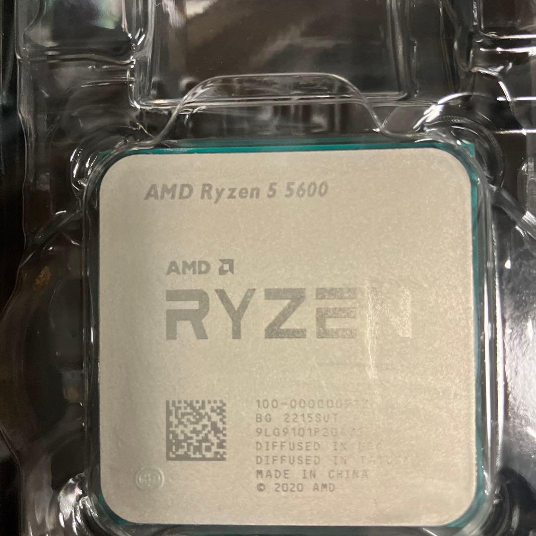 AMD Ryzen 5 5600 CPU純正クーラーあり