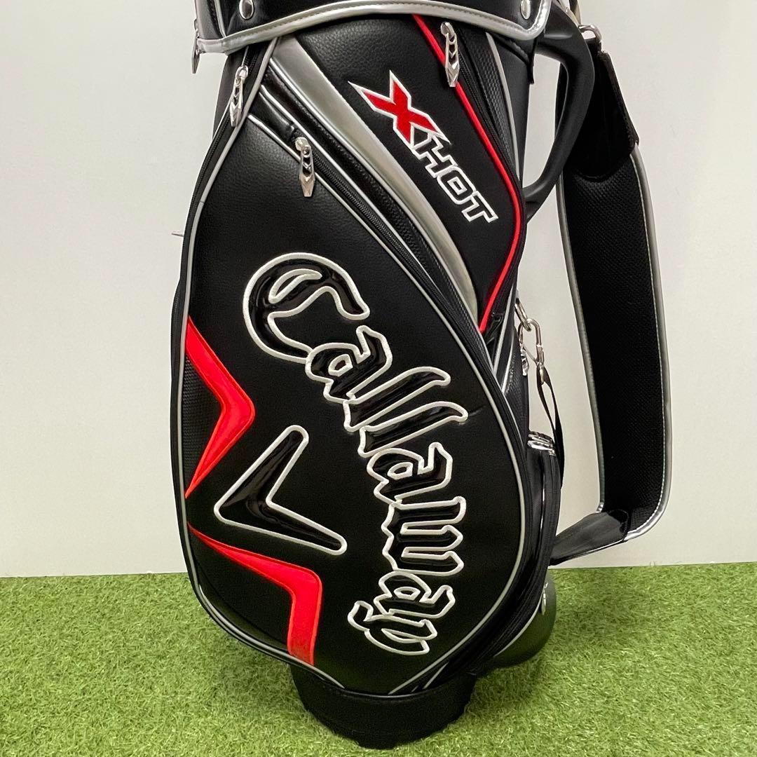 新品 キャロウェイ XHOT キャディバッグ 黒色 ブラック Callaway