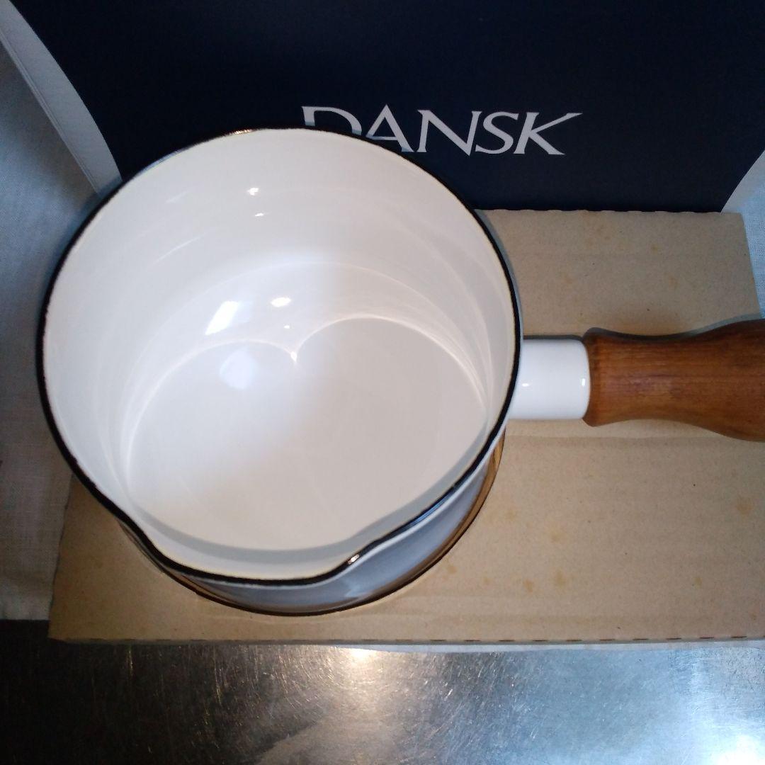 本日限定値引価格　新品未使用DANSK ホワイト 片手鍋 送料￥1050当方負担