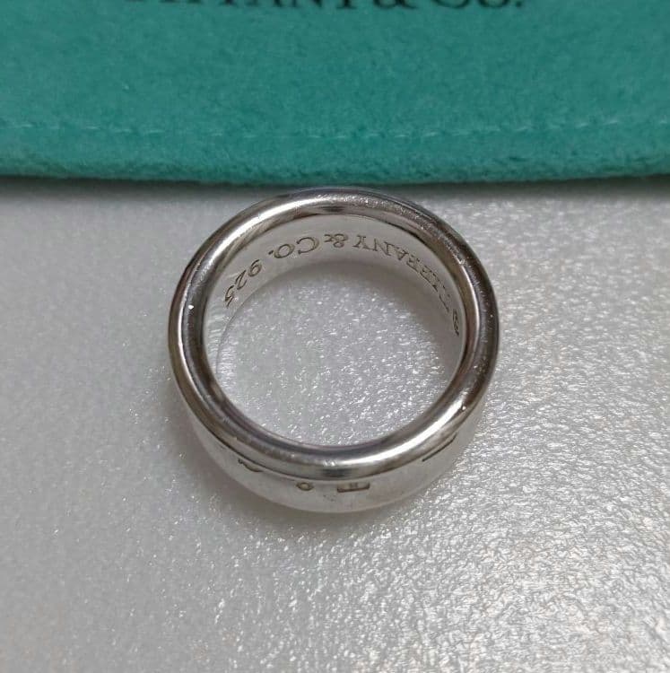 専用です TIFFANY ティファニー ナローリング 8号 シルバー