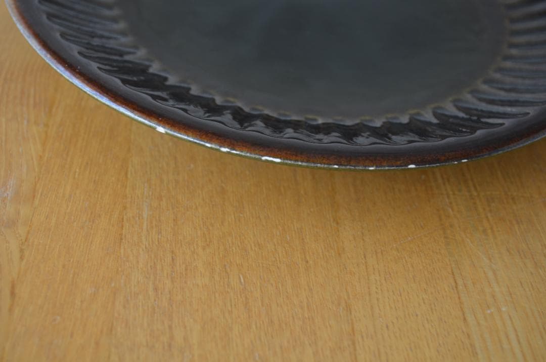 ゲフレ●KOSMOS/コスモス●19cmプレート3枚 オリーブ/グリーン