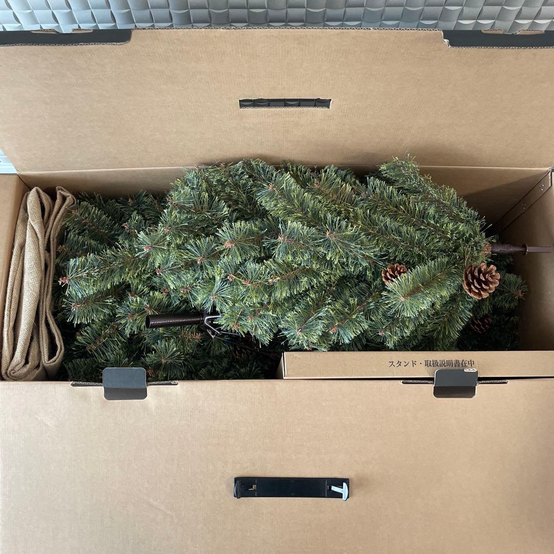 【美品&麻バッグ付き】Alsace アルザスツリー 180cm クリスマスツリー