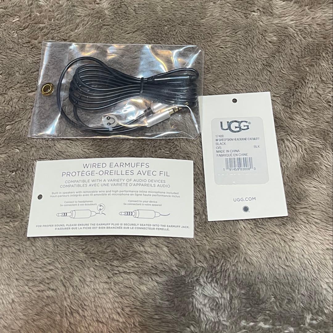 Kumiさま専用　UGG ブラックファー 耳あて