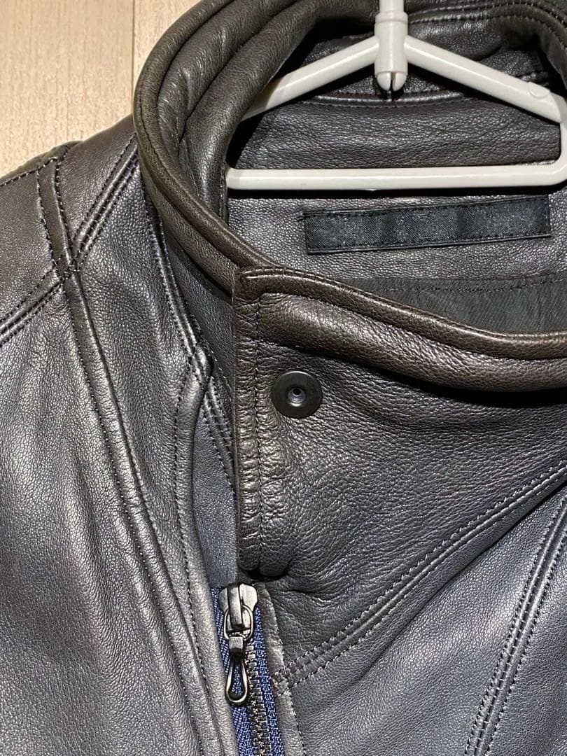 希少JULIUS2012SSカバードネックライダース定価16万円インディゴカラー
