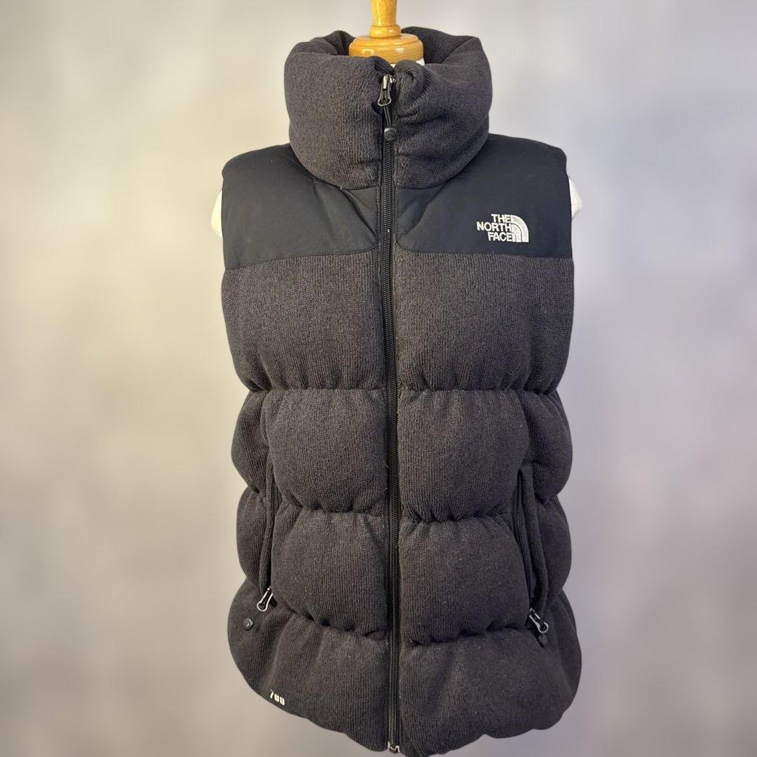 暖かい☆THE NORTH FACE ダウンベスト モスグリーン　561