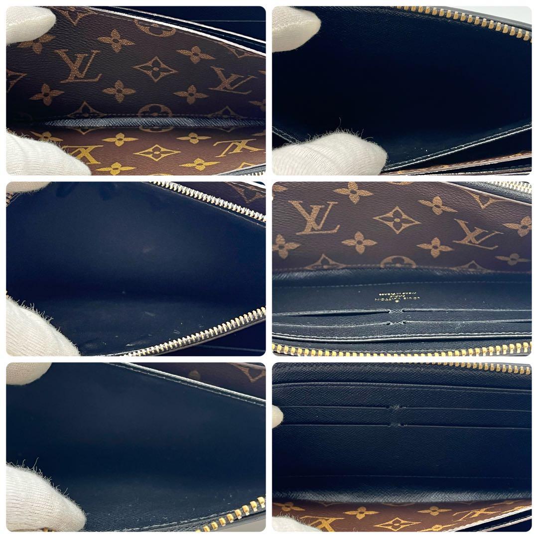 ルイヴィトン　ジッピーウォレット　モノグラム　レティーロ　ブラック　M61855