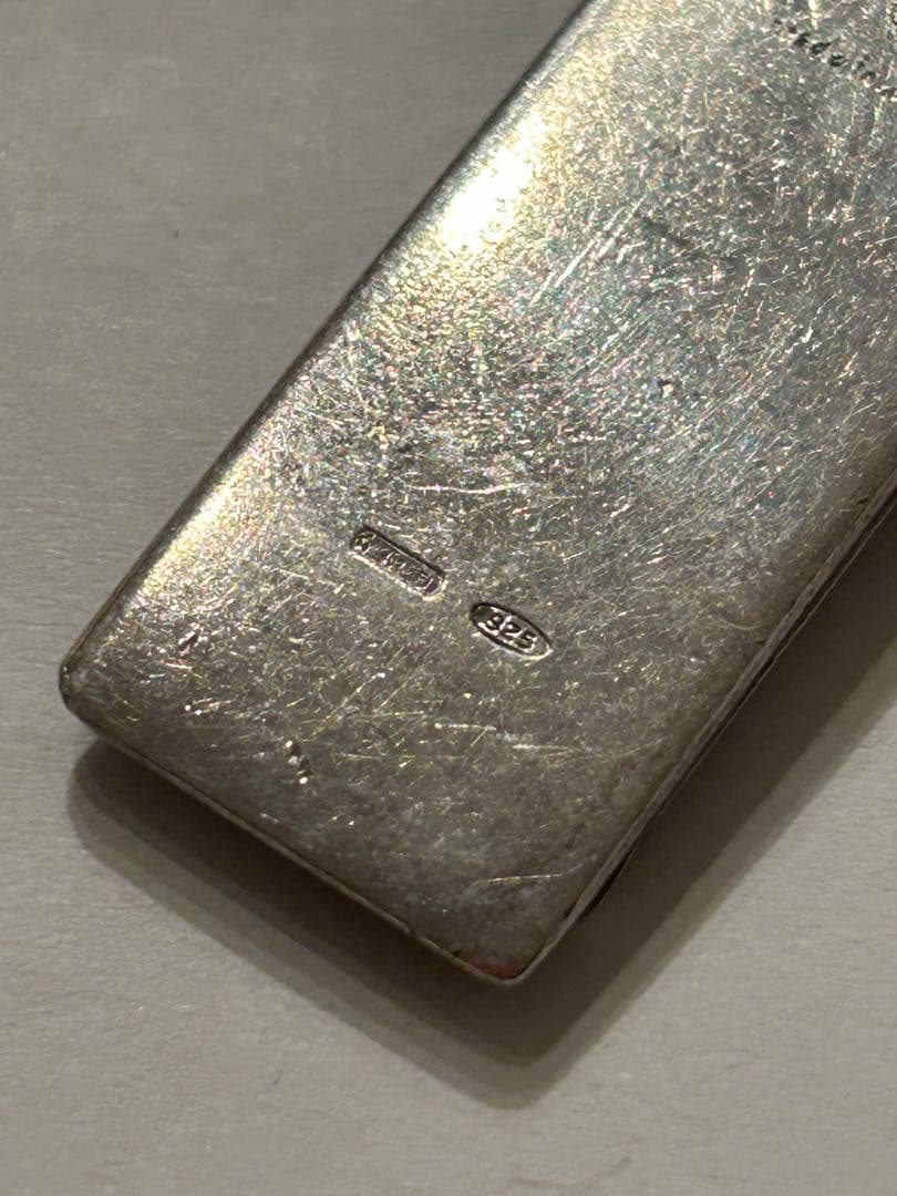 ネ*僧様 GUCCI オールド グッチ マネークリップ シルバー 925 ヴィン