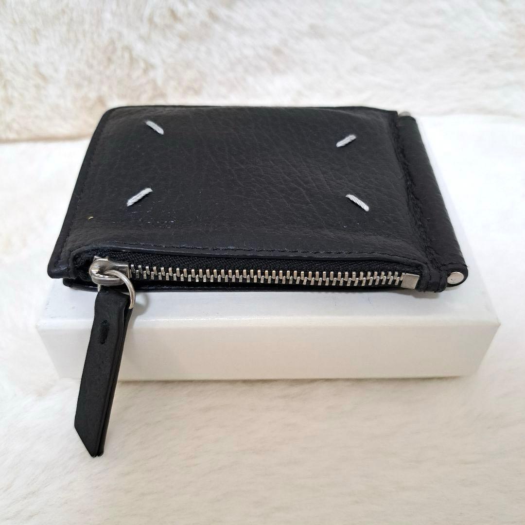 ✨付属品完備✨マルジェラ　マネークリップ　小銭入れ　ケース　ステッチ