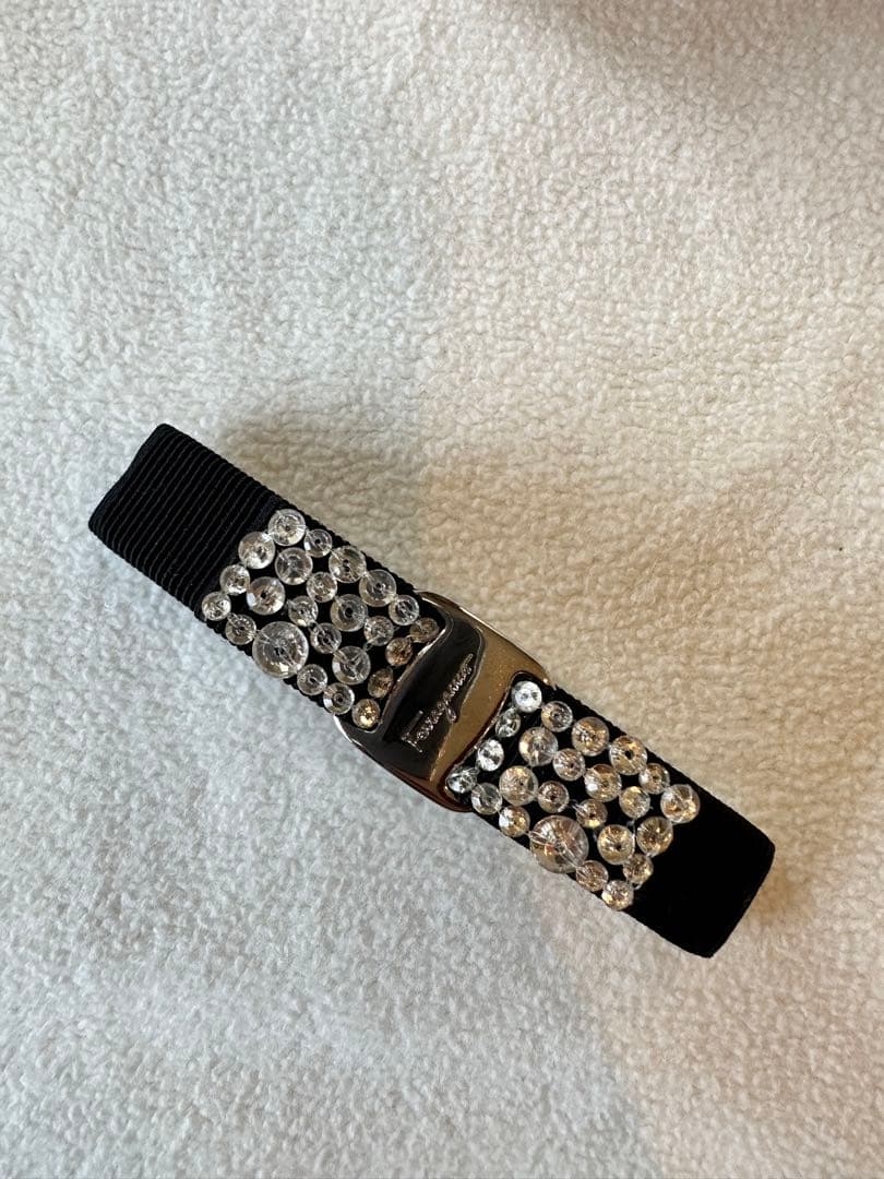 Salvatore Ferragamo◇フェラガモ◇バレッタ　ブラック